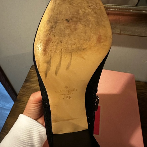 Kate Spade Black Sparkle Boot - Picture 6 of 7